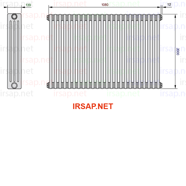 Радиатор IRSAP Tesi 42000/24 T22 CL 01